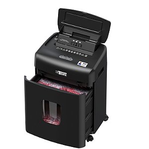 Fragmentadora de papel 110 folhas modo automático 10 folhas modo manual 23 litros AF-23110