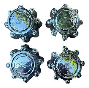 Calota Original F250 Cromada Anuncio Com 4 Unidades (USADAS) 1C341A096CA