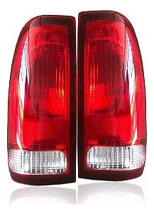 Lanterna Traseira F250 Americana (par) Original Ford Fomoco YC3513404AA YC3513405AA