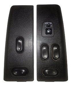Molduras Com Botões Vidro Elétrico F250 F350 F4000 Par 02/08 F65Z14529AAA F65Z17B676AB F65Z14028AAB YC3514A564AAW