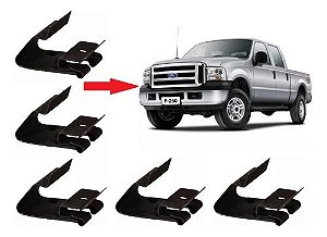 Presilha Grampo Da Grade F250 / Ranger Original 5 Unidades