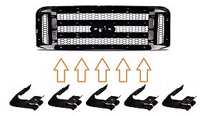 Kit 5 Presilha Da Grade Do Radiador F250 Ranger Original N808307S100