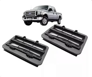 Par Grade Exaustão Entrada Saída Ar Cabine F250 F350 F4000