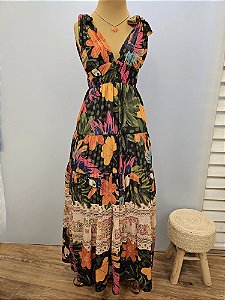 Vestido longo Isabelle