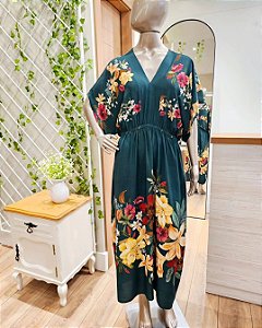 Vestido midi Floral