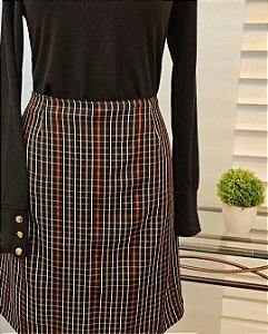 Saia curta xadrez