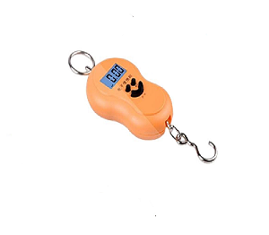 Balança Portátil Digital 50kg com Gancho Para Mala Viagem Bagagem Pesca