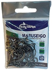 Anzol Maruseigo Níquel na Cartela Vários Tamanhos