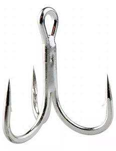Garateia para Pesca 5X Níquel Silver em Aço Carbono Nº 10 08 06 04 02 01 1/0 2/0 3/0 Caixa Fechada