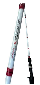 Vara em Carbono Oca Raider Sahara 8-17, 10-20, 15-30, 8-17, 10-20, 15-30 Lbs ou Libras disponíveis Molinete ou Carretilha