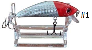 Isca Artificial Sahara HB 112 Mini Meia Água Flutuante 7 cm 8g Várias Cores