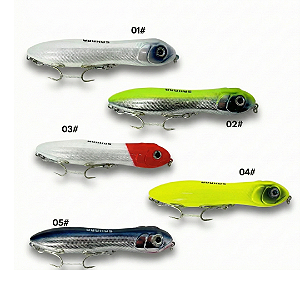 Isca Artificial Sahara HB 045 Superfície 10 cm 16g Várias Cores com Efeito Sonoro