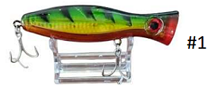 Isca Artificial Popper Grande Sahara HB056 45g 12cm Superfície Cores