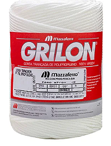 Corda Trançada Grilon Polipropileno Virgem 2,5 3,0 3,5 4,0 5,0 6,0 mm Branco