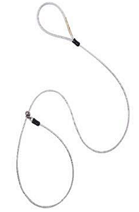 Guia com coleira Alça em PVC 4 mm 0,70 á 1,80 Metros Cachorro Grande Porte Reforçada Anti Puxão