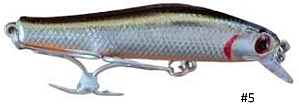 Isca Artificial Sahara HB 250 Meia Água 6 cm 5,3 g Várias Cores