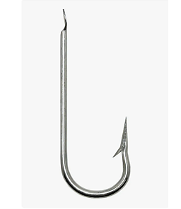 Anzol Modelo 65732 Chapa ou Cara Certa Chapinha Patinha Profissional CX c/ 100 unidades Aço Carbono Sahara Nº 18 ao 06