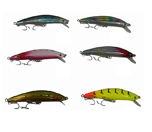 Isca Artificial Sahara HB-224 Meia Água 12,5 cm 38 g Várias Cores