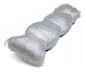 Pano Panagem para Rede de Pesca 60x20x100x100 Fio 0,60 mm Malha 4 cm Esticada - 2 cm (20 mm) de nó a nó - 100 Malhas de Altura (4 metros) - 100 Metros de Comprimento