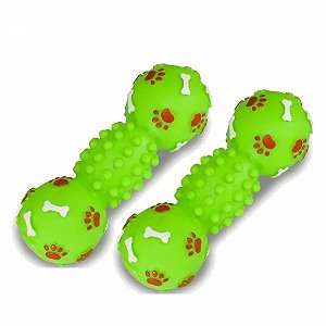 Brinquedo Para Cães Halteres De Vinil 2 Unidades