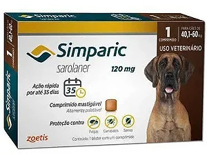 Simparic 120 Mg 40,1 A 60 Kg -1 Comp- Carraticida