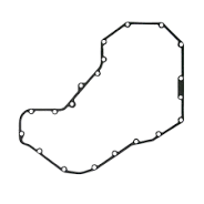 JUNTA DA TAMPA DE ENGRENAGENS	3918673