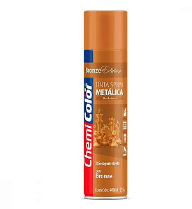 Tinta Spray Metálica Bronze 400ml Chemicolor