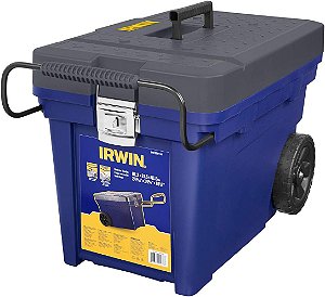 Caixa Organizadora Contractor com Rodas Irwin, Ideal para Organizar e Transportar Ferramentas, Suporta até 30kg