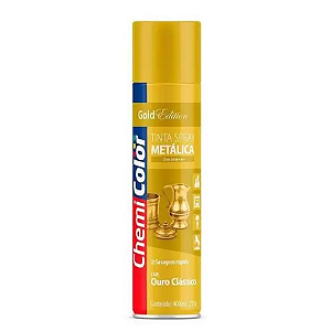 Tinta Spray Metálica Para Plástico, 400ml Promoção