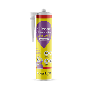 Silicone Acético Transparente Multiuso 250gr Quartzolit