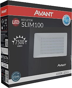 Refletor Led Smd 100w Branco Frio