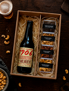 Kit Harmonize - Cerveja Artesanal, Nuts Salgadas e Crispies de Chocolate com Café
