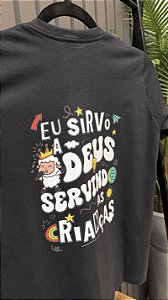 Camisa Ministério Infantil - Preta 100% Algodão