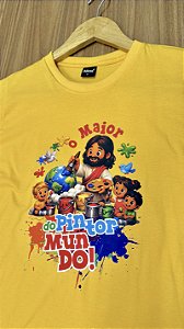 Camisa “O Maior Pintor do Mundo” Amarelo Ouro