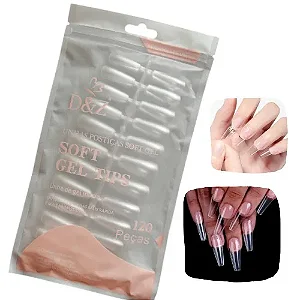 Unha postiça soft gel D&Z 120pcs