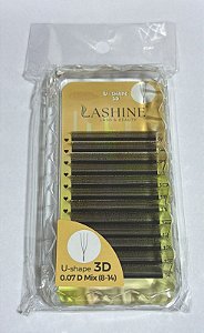 Fio U 3D curvatura D mix8-14mm Lashine