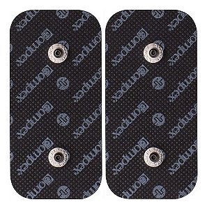 Eletrodos Compex Easy Snap 10x5 Cm, Bolsa Com 2 Eletrodos Pr