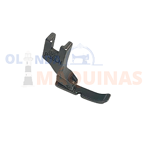 Calcador p/Máquina reta Industrial p/aplicar Zíper - lado Esq.