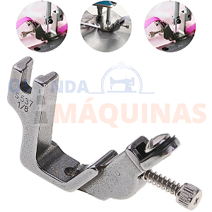 Calcador Prega Elástico Tensor Reta Industrial 1/8