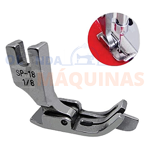 Calcador Reta industrial c/guia para presponto S/P- 1/8