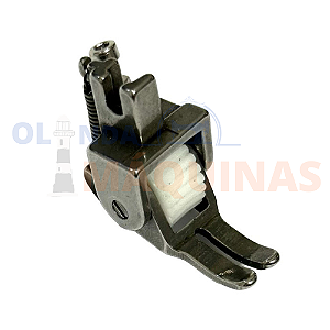 Calcador Reta Industrial Com Rolete Plástico Dentado 10mm