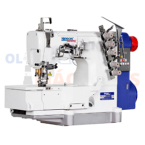 NS-550-D - Máquina de Costura Galoneira Plana Direct Drive Nippon