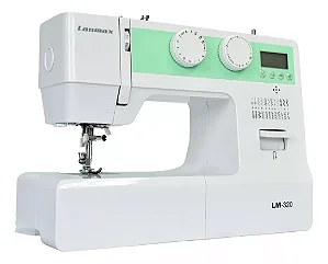 Máquina De Costura Lanmax Lm-320 Branca Eletrônica 24 Pontos