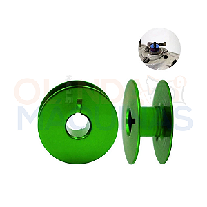 Bobina/Carretilha de Alumínio Verde para Máquina Reta Industrial