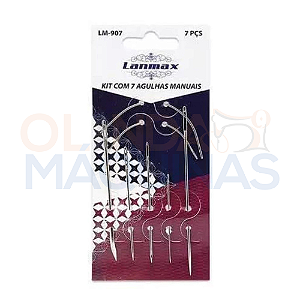 Kit 7 Agulhas Manuais Lanmax LM-907