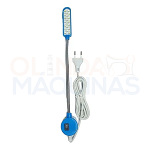 Luminária 20s Led Haste Flexível Maquina Costura