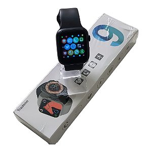 Relógio Smartwatch inteligente Tradeno Watch 9 Max caixa preto