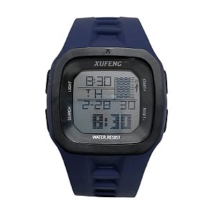 Relógio Digital Pallyjane Prova D'água Esportivo  Surf  Azul