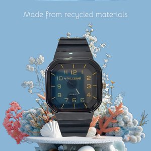 Relógio Feminino Digital Pallyjane Prova D´agua Pulseira Preto