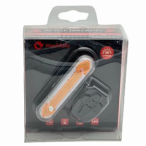 Lanterna Traseira Bike Seta E Controle Sem Fio 36leds Usb